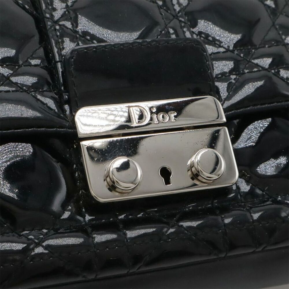 Christian Dior Cannage Patent Leather 2way Chain Shoulder Bag - Picture 4 of 8